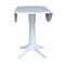 International Concepts Round 42, Round dual drop Leaf Pedestal Table, 36.3  inH, White, 42 W, 42 L, 36.3 in H, Wood, White K08-42DPT-27B-6B - alternate 5
